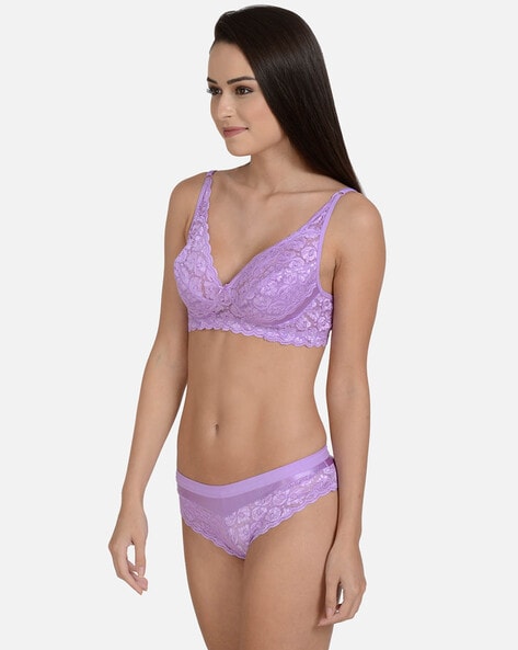 Purple Women Lingerie Set - Buy Purple Women Lingerie Set online