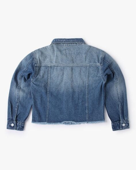 ADVENTURE AWAITS DENIM JACKET – DareToFlyFashion