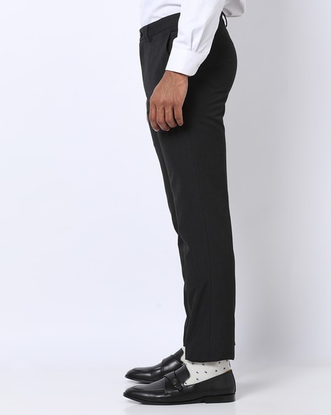 Buy Black Trousers & Pants for Men by Marks & Spencer Online