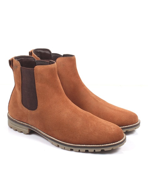 Buy Tan Brown Boots for Men by FREACKSTERS Online Ajio