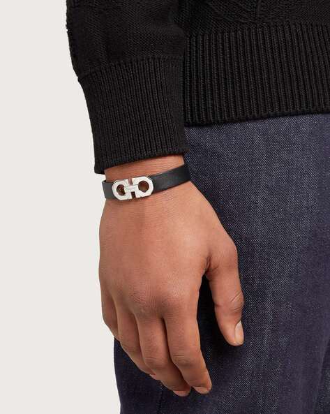 Gancini bracelet (L) - Jewelry and Watches - Men - Salvatore Ferragamo CA