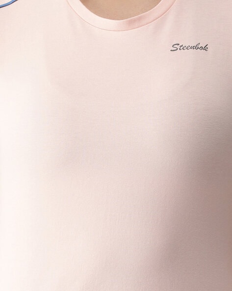 Slim Fit Crew-Neck T-shirt with Branding