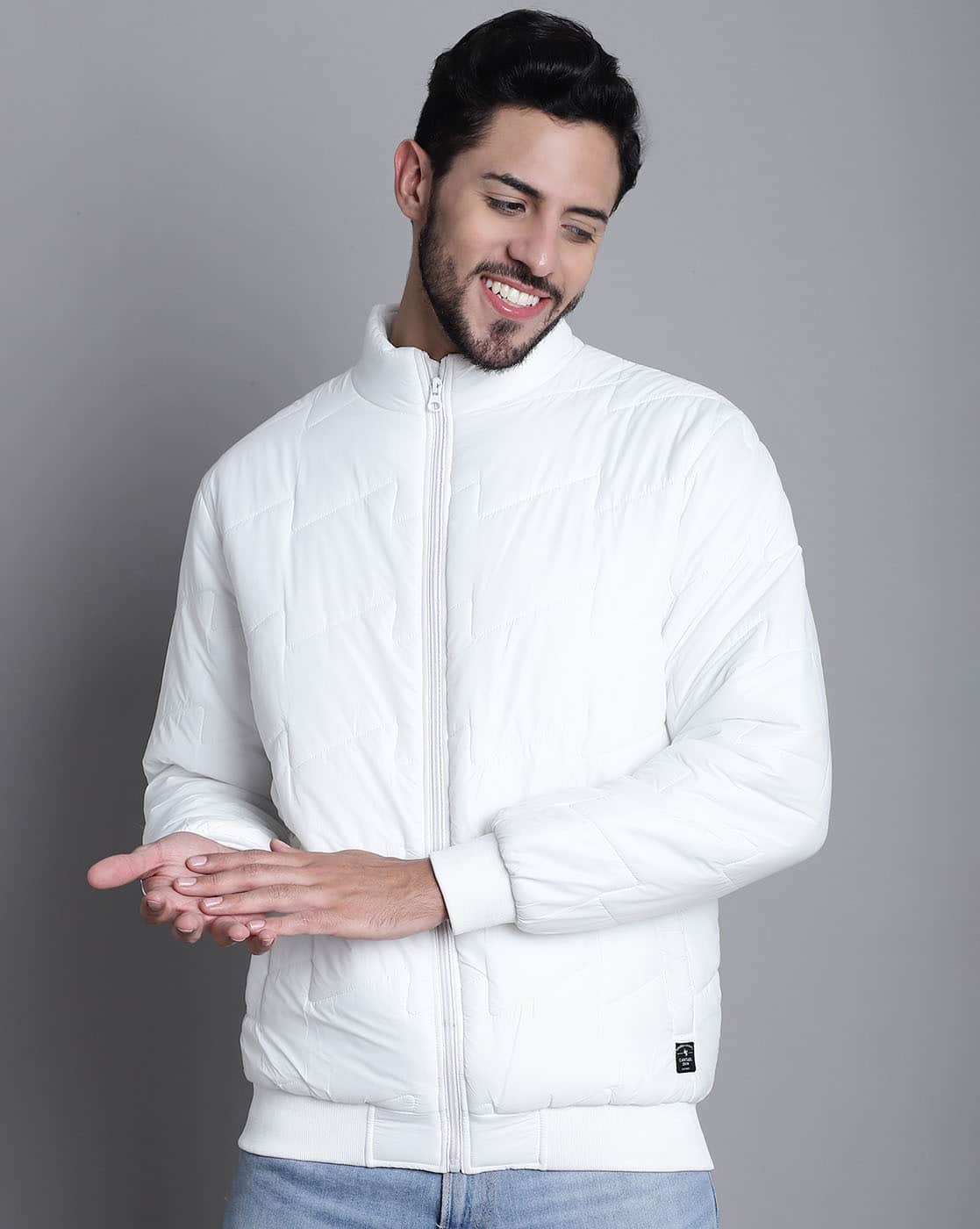 Buy White Jackets & Coats for Men by Cantabil Online | Ajio.com