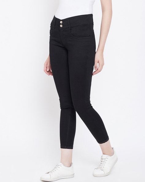 Mid Waist Black Ladies Checks And Lining Printed Jeggings, Party Wear, Slim  Fit at Rs 90 in Mumbai