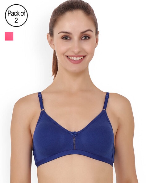 Pack of 2 Non-Padded Bra