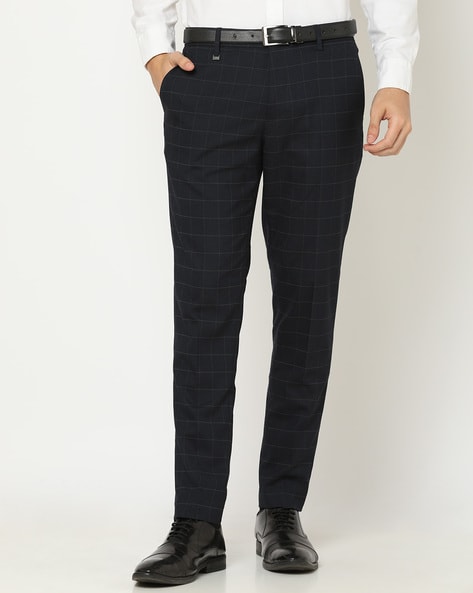 Buy Plated Slim Fit Trousers Online at Best Prices in India - JioMart.