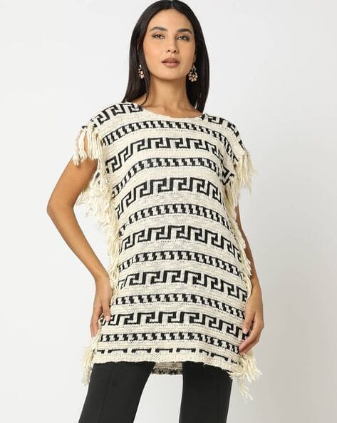 Geometric Pattern Winter Shrug