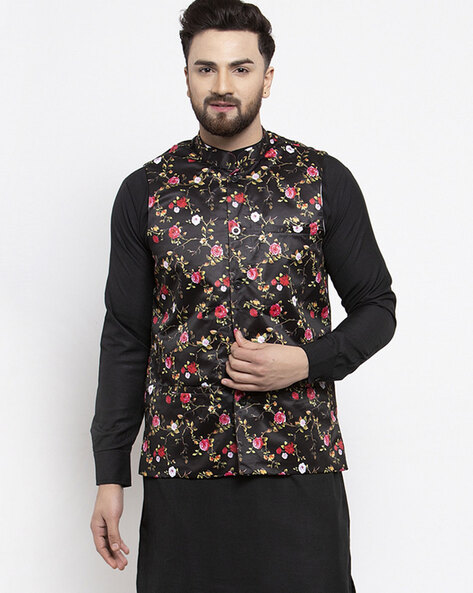 Floral print shop modi jacket