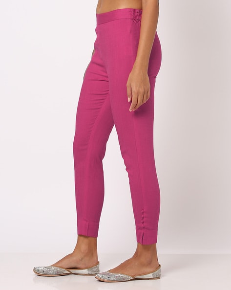 Buy Womens Ultra Soft Churidar Cotton Lycra Leggings for Women & Girls Pack  of - 2 (32, Black & Beige) at Amazon.in