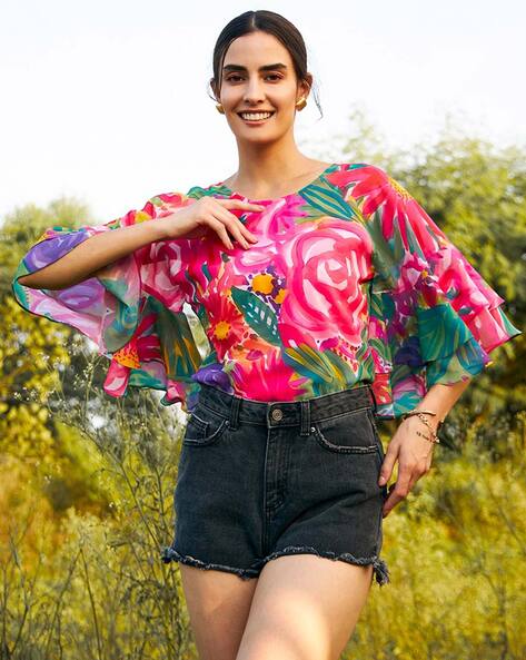 Buy Multicoloured Tops for Women by Mabish By Sonal Jain Online