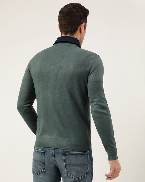 Buy Green Sweaters & Cardigans for Men by Marks & Spencer Online