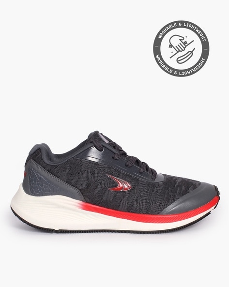 Buy Men Black-Red Sports Running Shoes Online