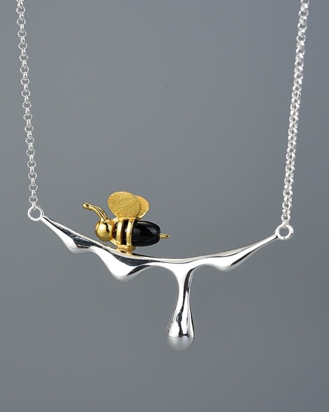 Sterling Silver Honey Bee Necklace - The Perfect Keepsake Gift