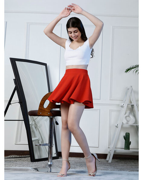 Flared mini skirt, Skirts, Women's