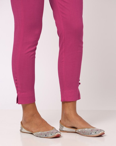 Buy AND Womens Cotton-Stretch Pants | Shoppers Stop