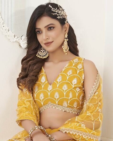 Kajree Yellow Lehenga - Kajree