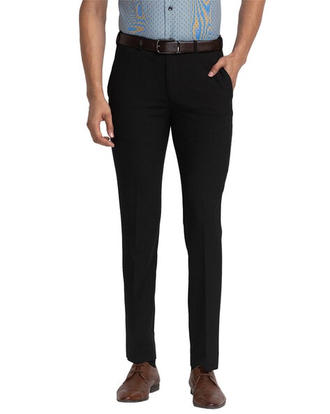 Buy online Cream Solid Flat Front Formal Trouser from Bottom Wear for Men  by Park Avenue for ₹800 at 68% off | 2024 Limeroad.com