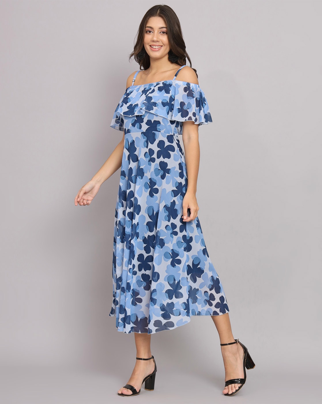 Buy Blue Dresses for Women by HELLO DESIGN Online