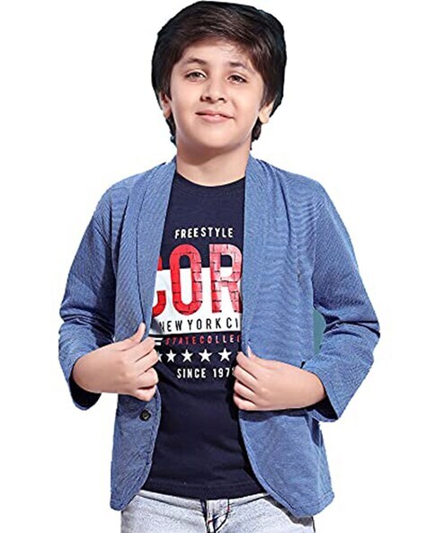 Boys hot sale cotton blazer