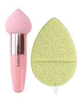 majestique Facial Cleaning Sponge with Pointed Makeup Sponge-picture-19