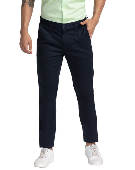 Park Avenue Men's Relaxed Fit Formal Trousers : Amazon.in: Fashion
