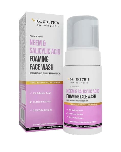 Dr.sheth's Neem & Salicylic Acid Foaming Facewash