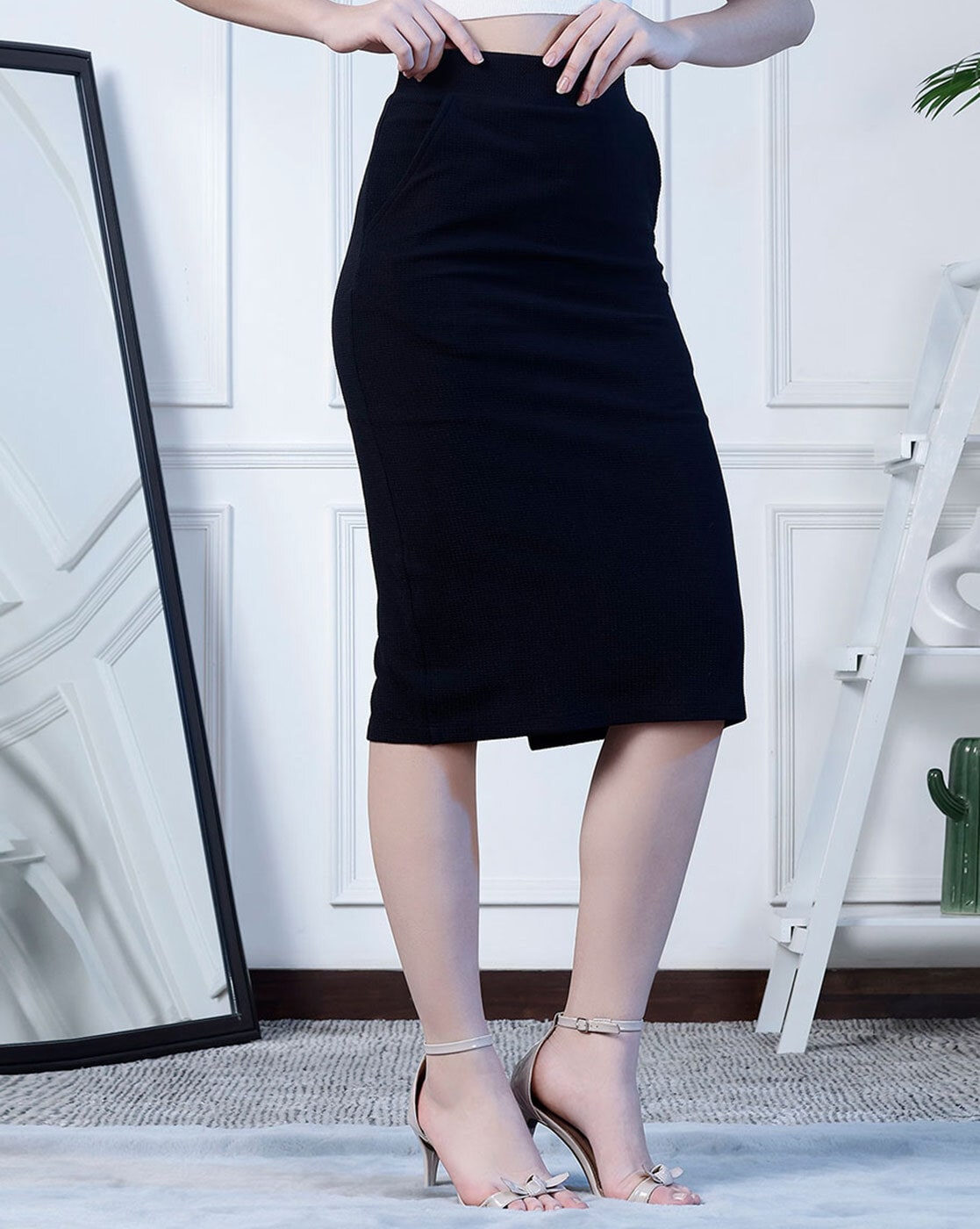 Details more than 152 long black pencil skirt best