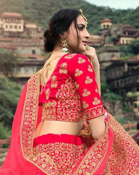 Pink Lehenga Choli