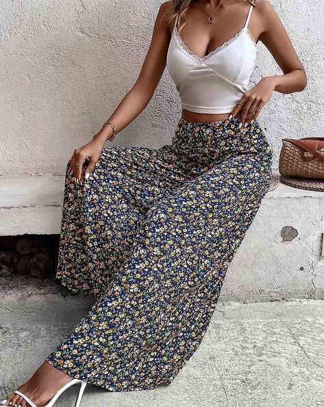 Floral Palazzo Pants – Brick Built