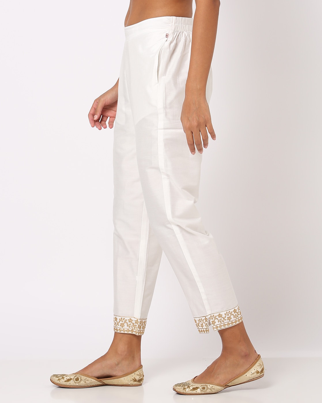 Buy White Pants for Women by AVAASA MIX N' MATCH Online