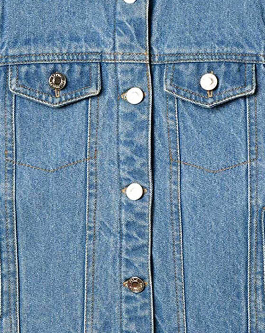 Jean Jacket Front Back Photos and Images