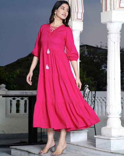 Buy pink clearance dress online