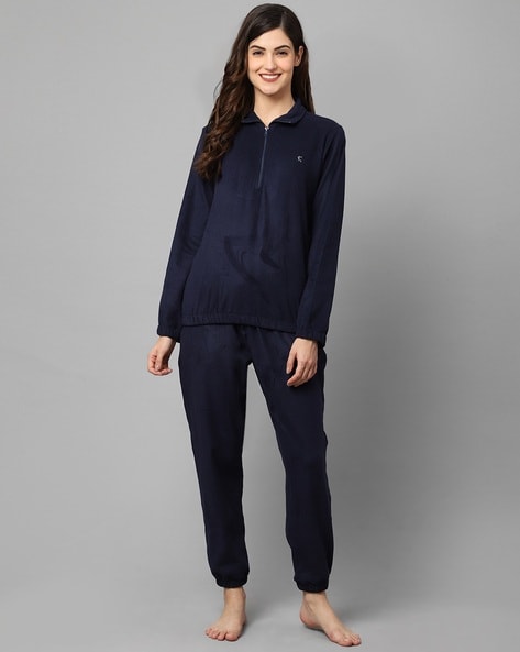 Long-Sleeve Top and Jogger Pyjama Set, Regular