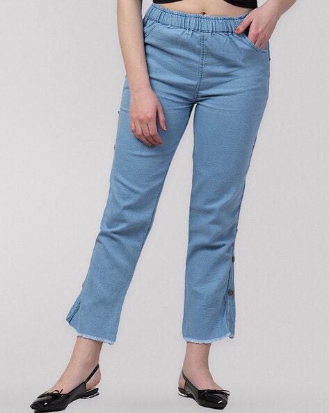 Buy Blue Jeans & Jeggings for Women by Neunk Online