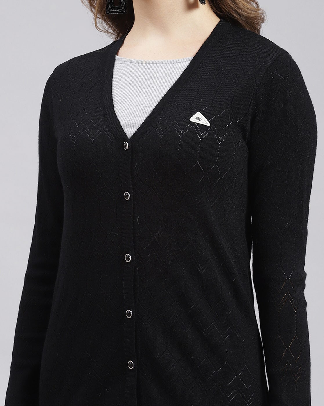 Buy Black Sweaters Cardigans for Women by MONTE CARLO Online