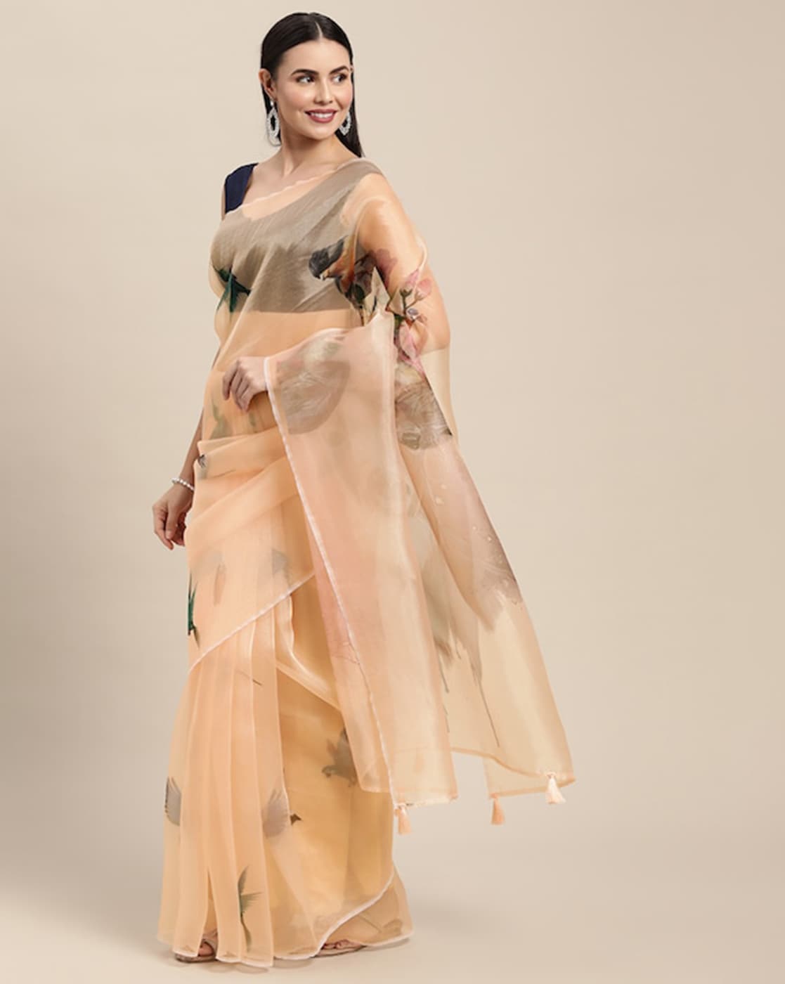 Buy Pink Sarees for Women by SOCH Online | Ajio.com