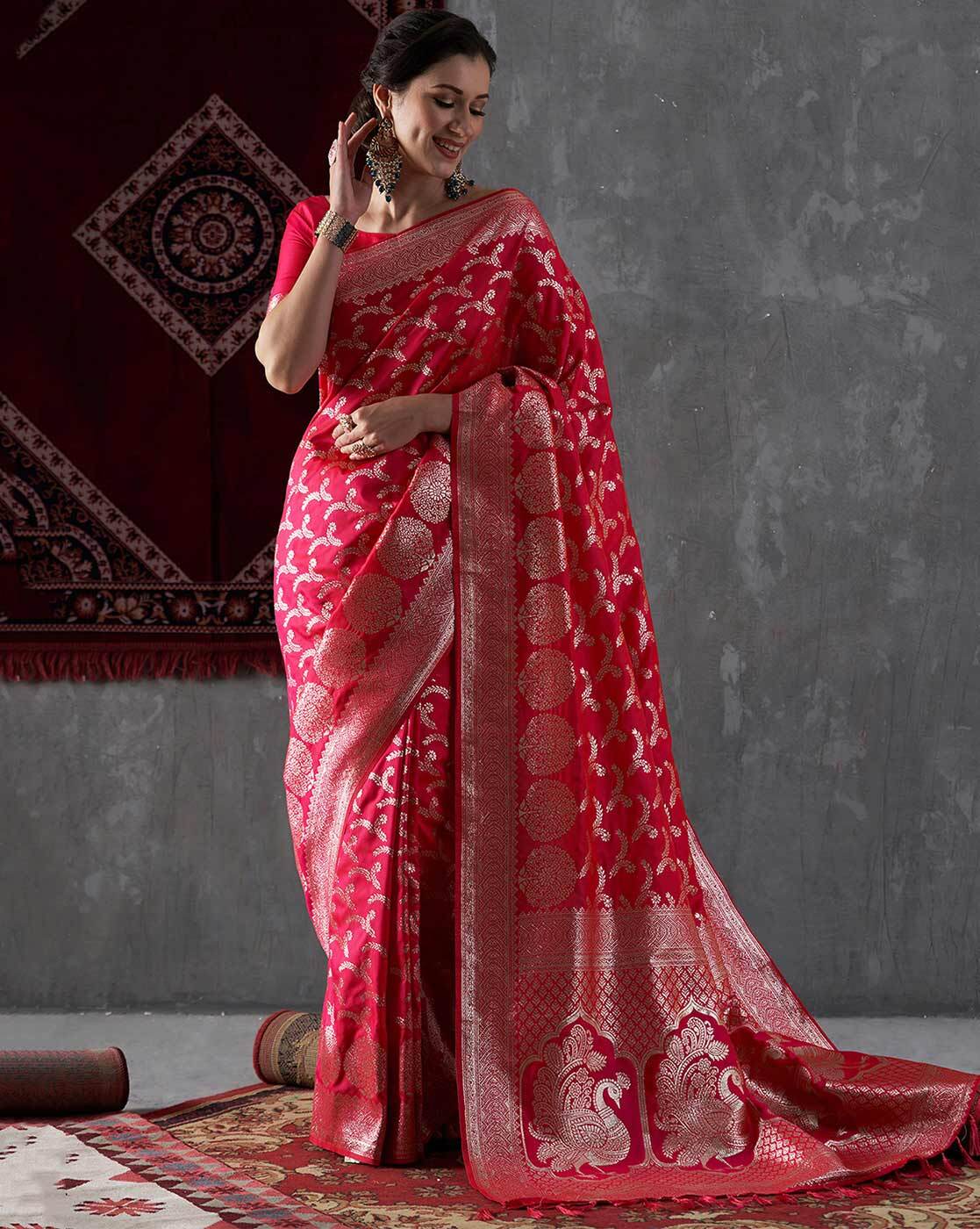 Buy Mustard Sarees for Women by Ri-wah Online | Ajio.com