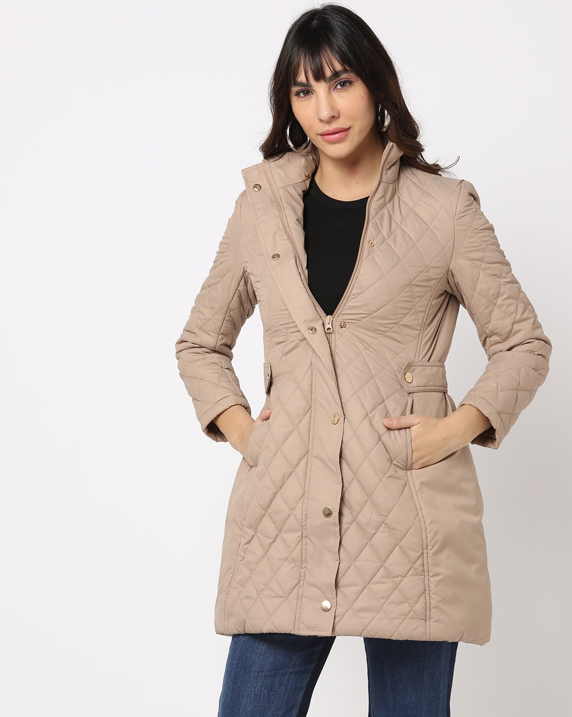 Buy Rust Jackets & Coats for Women by Fort Collins Online | Ajio.com