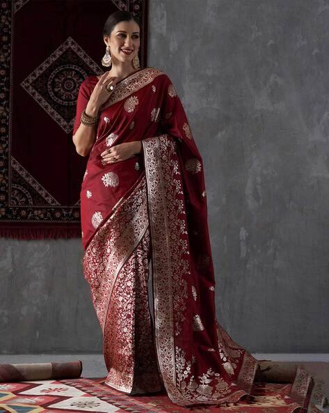 Kanjeevaram Silk Saree with Tassels