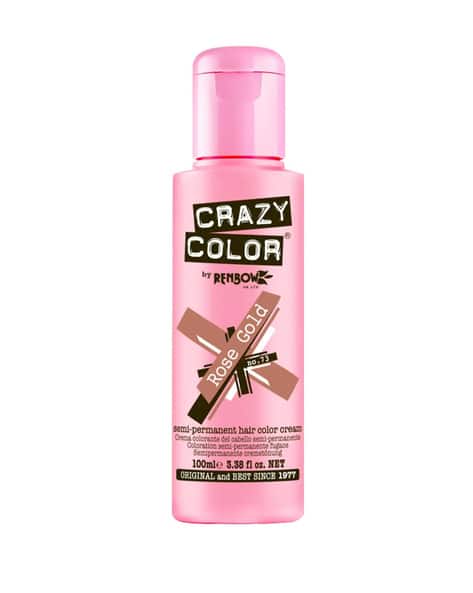 Crazy Color Semi Permanent Hair Color Cream - 73 Rose Gold