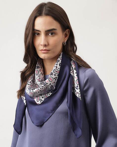 Stole online-Designer Cotton Half Net Women's Stole at