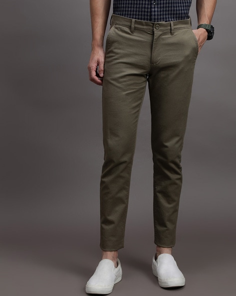 Crocodile Regular Fit Casual Cotton Pants Y-8082-00733 | Shopee Malaysia