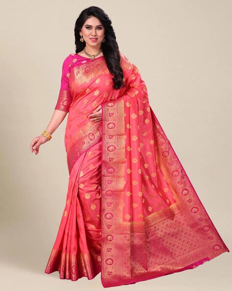 Net Pink Bollywood Party Wear Sarees at Rs 500/piece in Surat