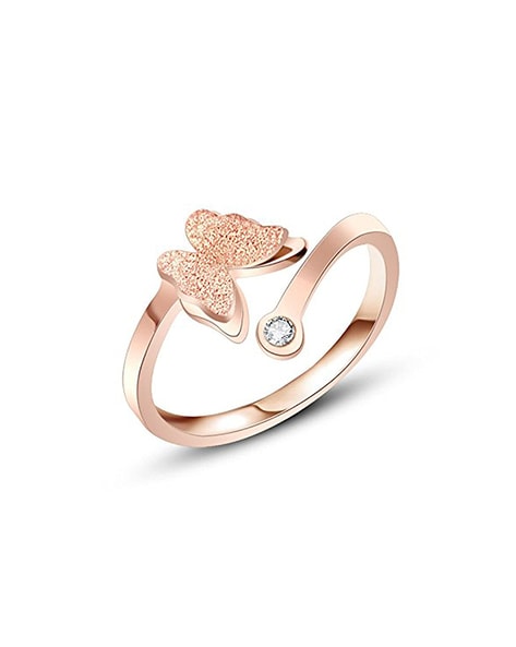 Elegant Adjustable Butterfly Ring – Butterfly Jewelry Shop