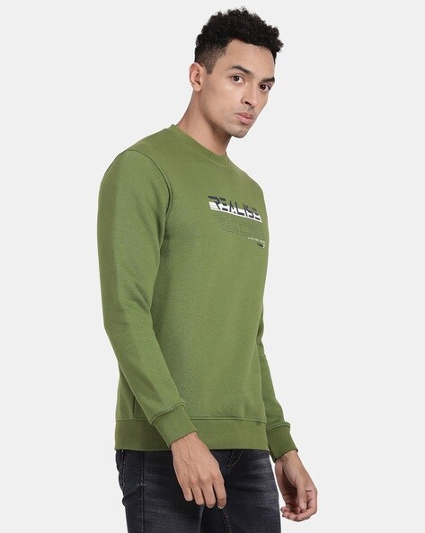 Bright hot sale green sweatshirt