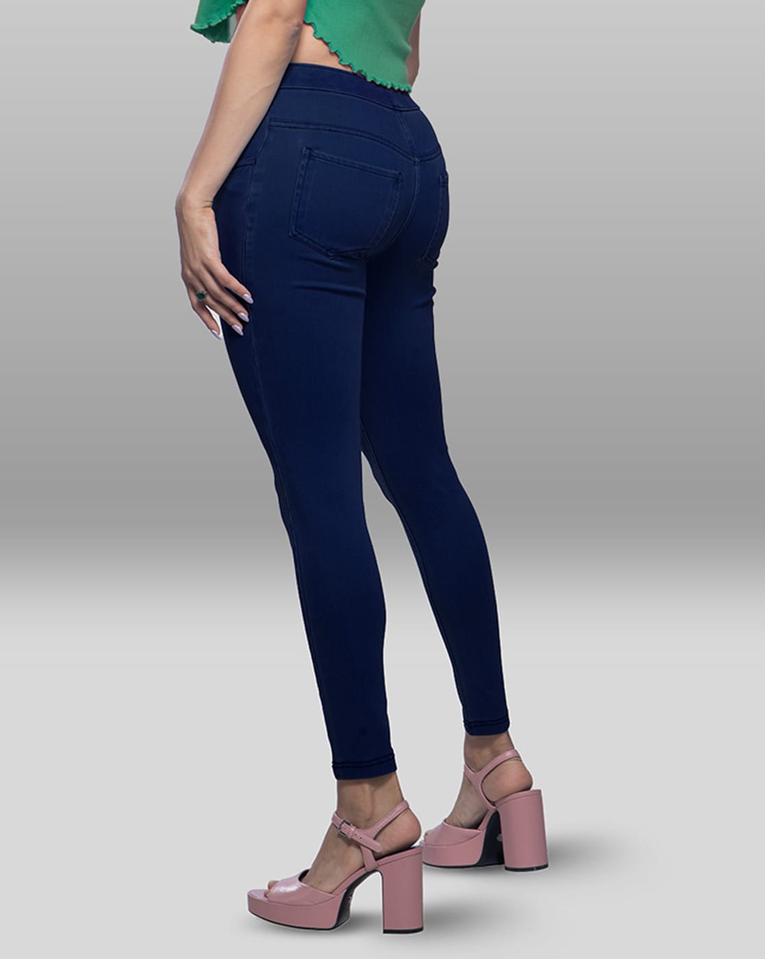 Buy Navy Blue Jeans & Jeggings for Women by Lyra Online