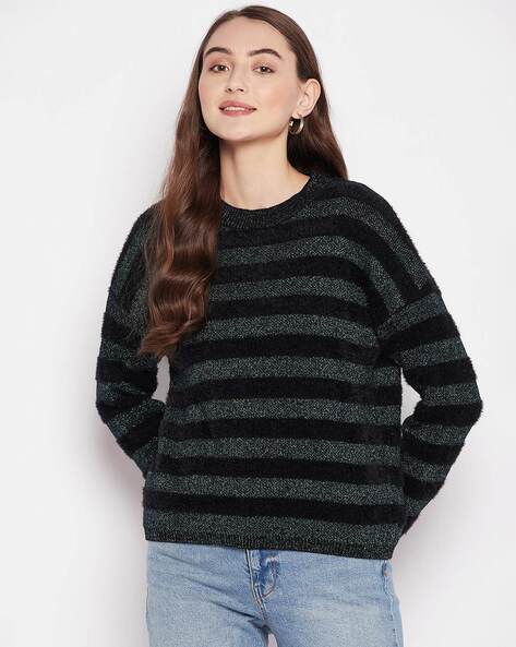 Buy Black Sweaters Cardigans for Women by MADAME Online Ajio