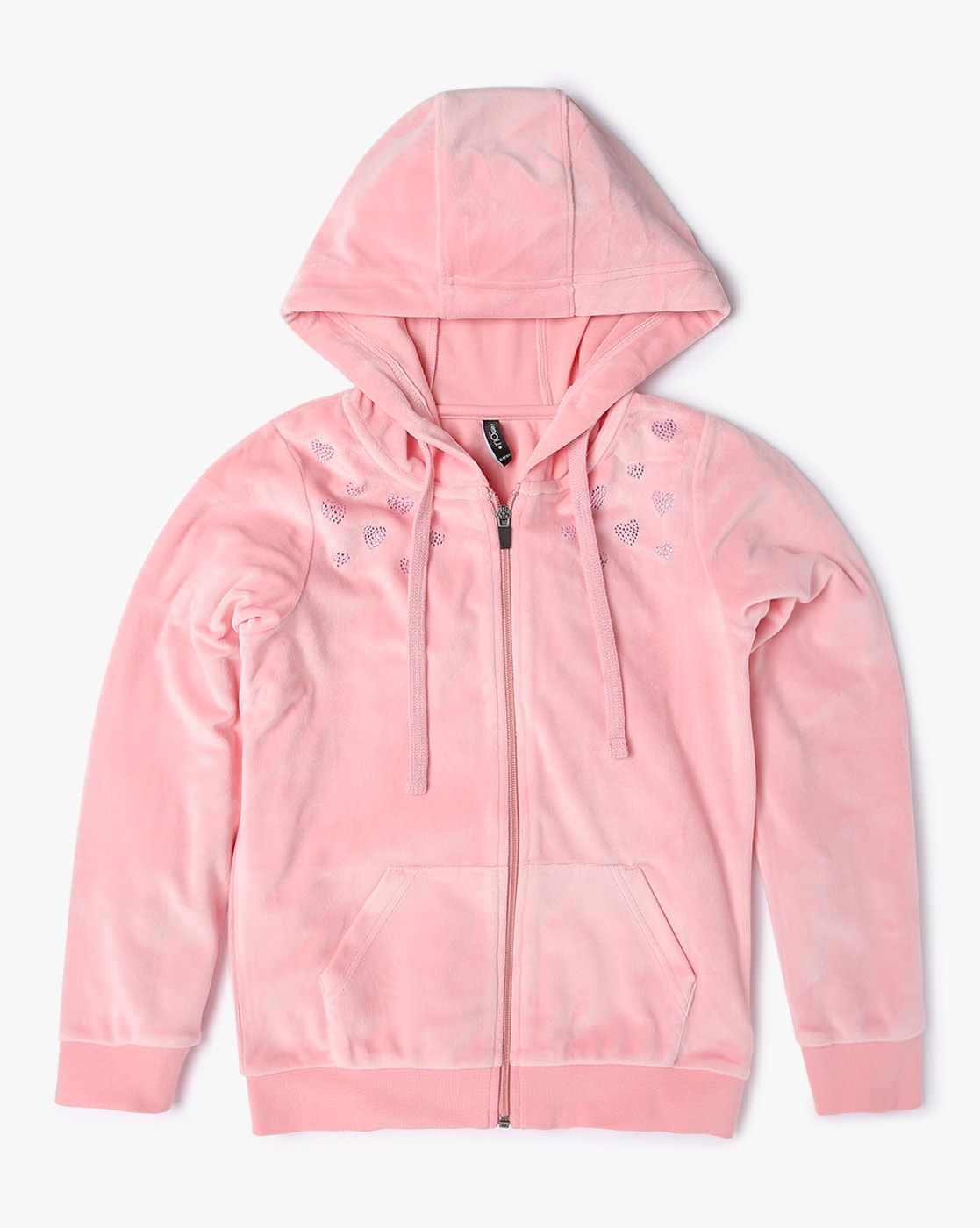 Girls Lucky Brand Zip up Hoodie Pink Size medium 10/12
