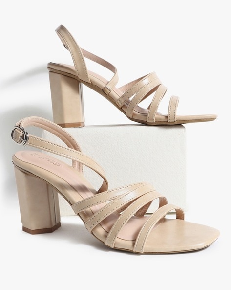 Multi strap 2025 heeled sandals