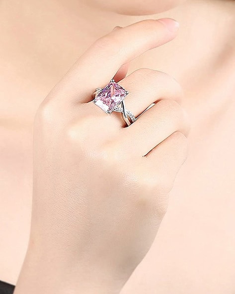 Buy Pink Rings for Women by Karatcart Online